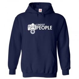 I Shoot People Unisex Novelty Kids and Adults Pullover Hoodie